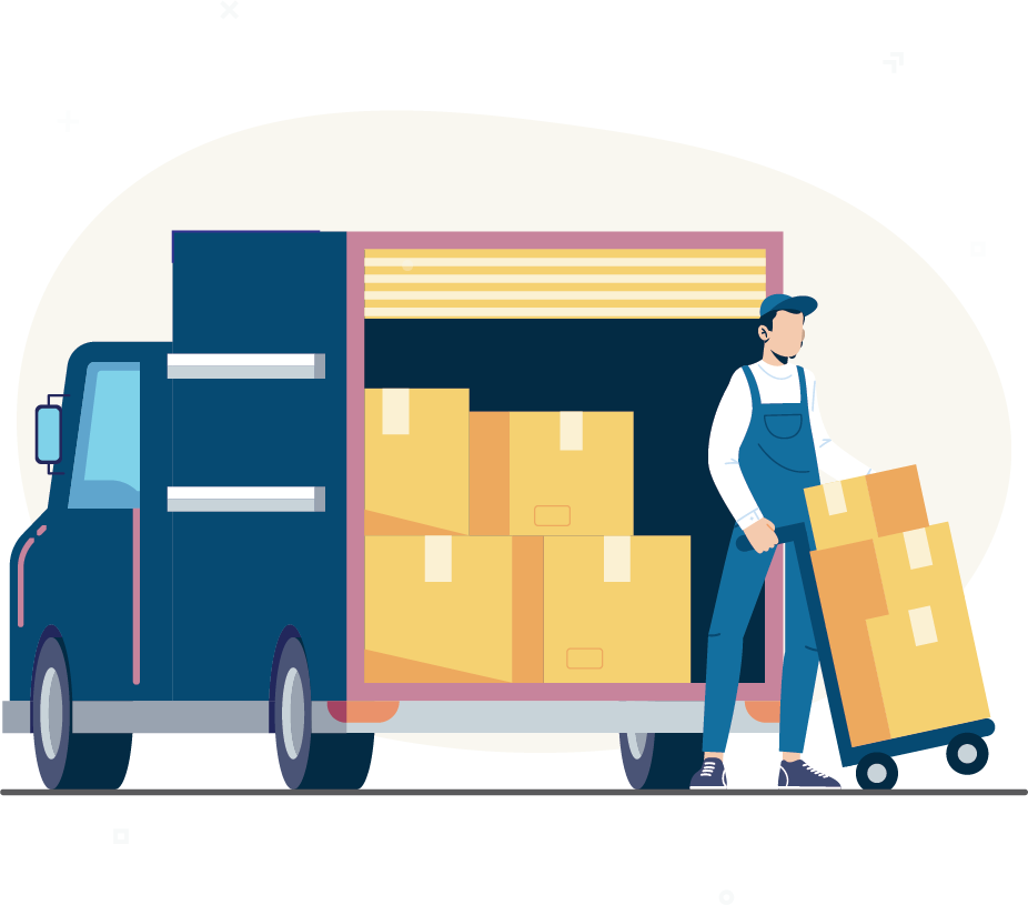 Restaurant chef placing a wholesale food order on their phone