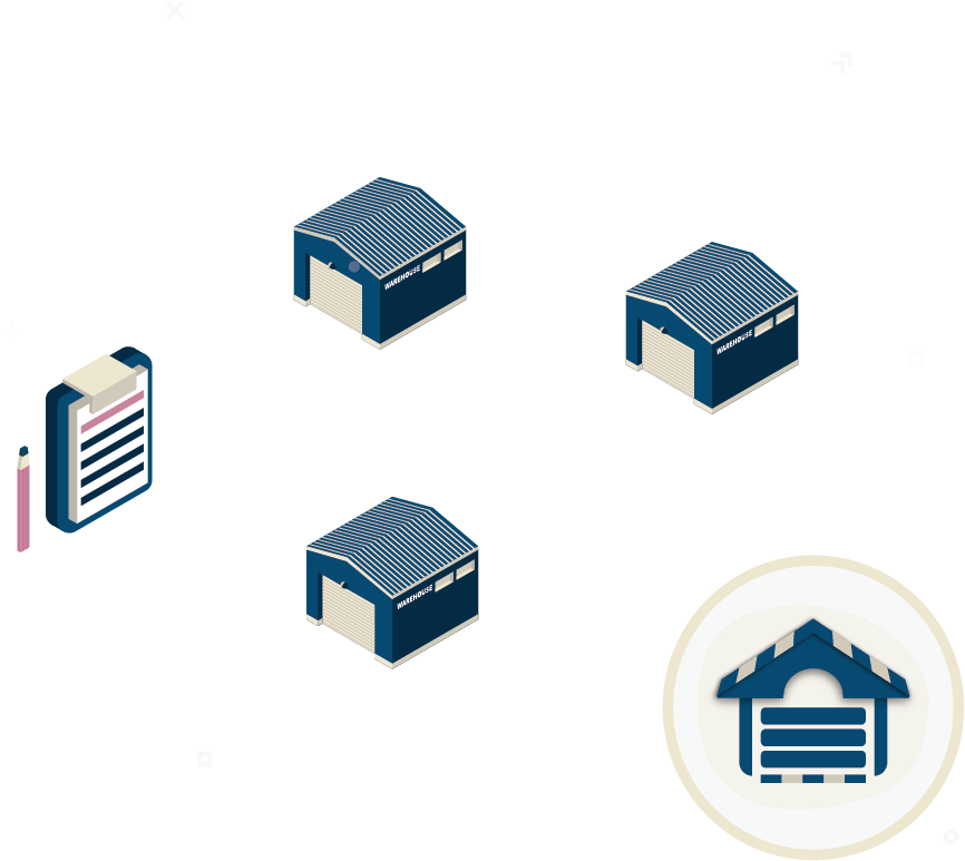 JholaXL Multi Location Warehouse Depot